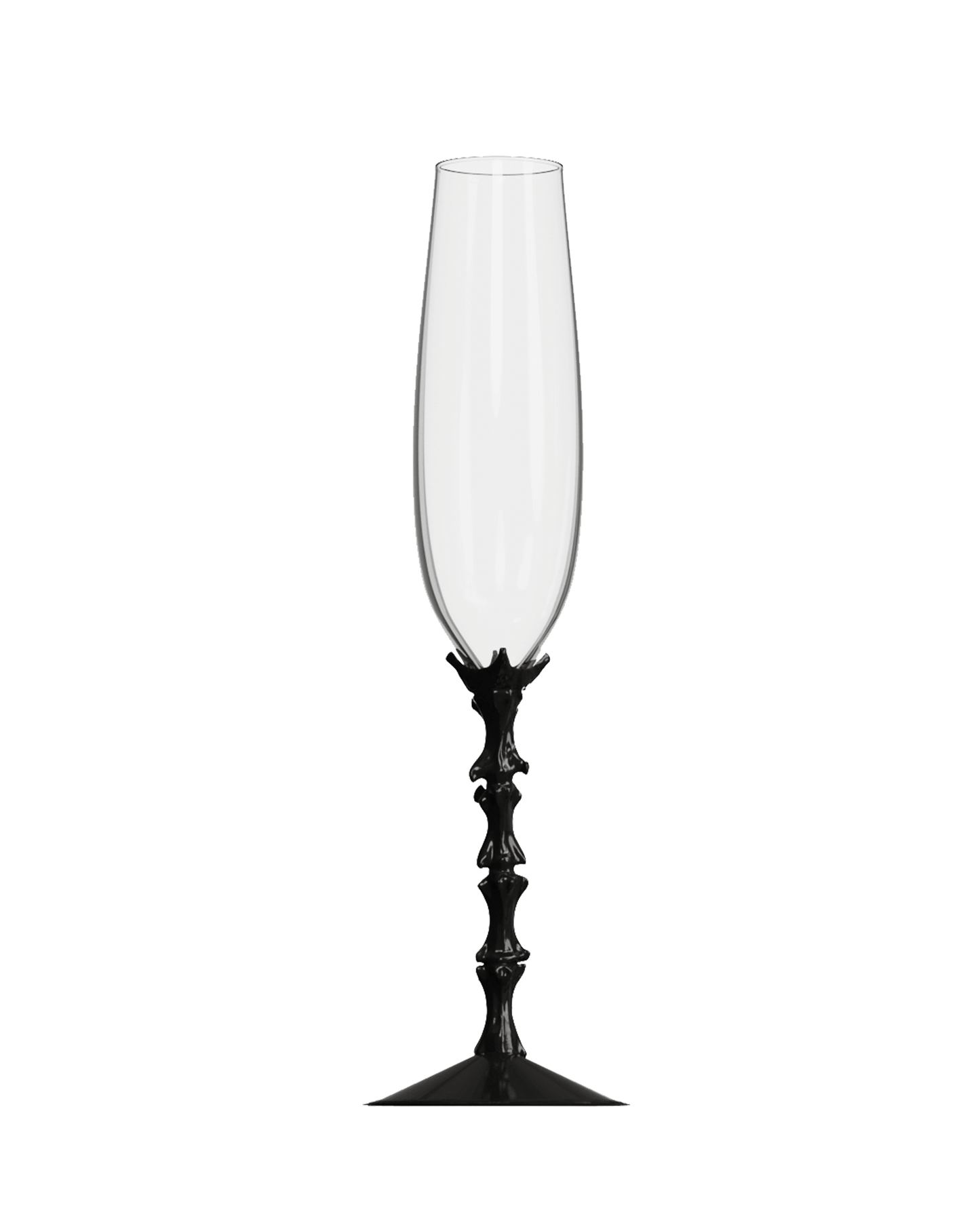 ingo Skeleton Spine Champagne Flute