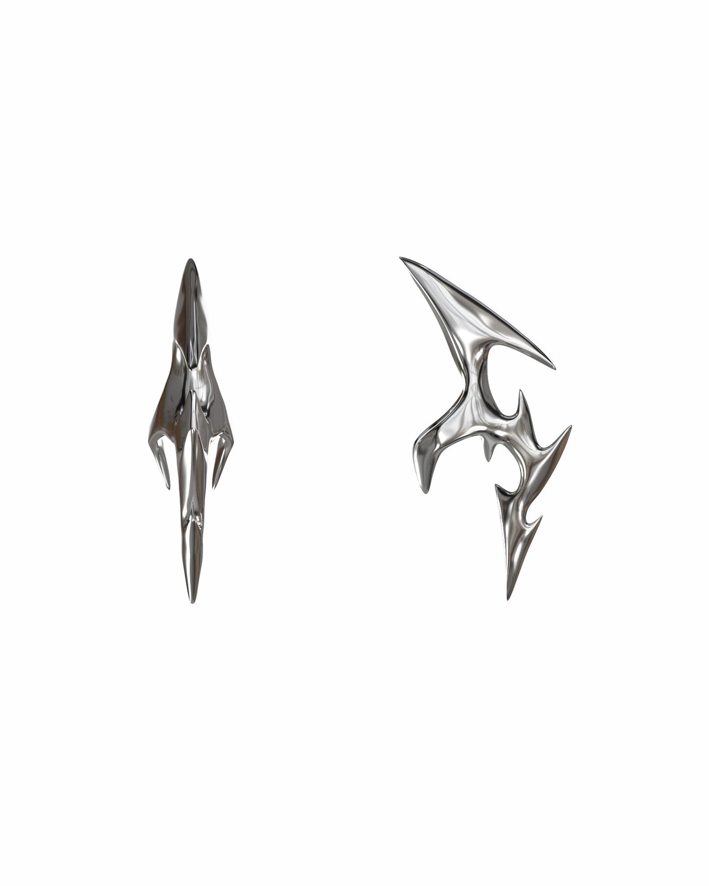 THE EON Small Shimmering Silver