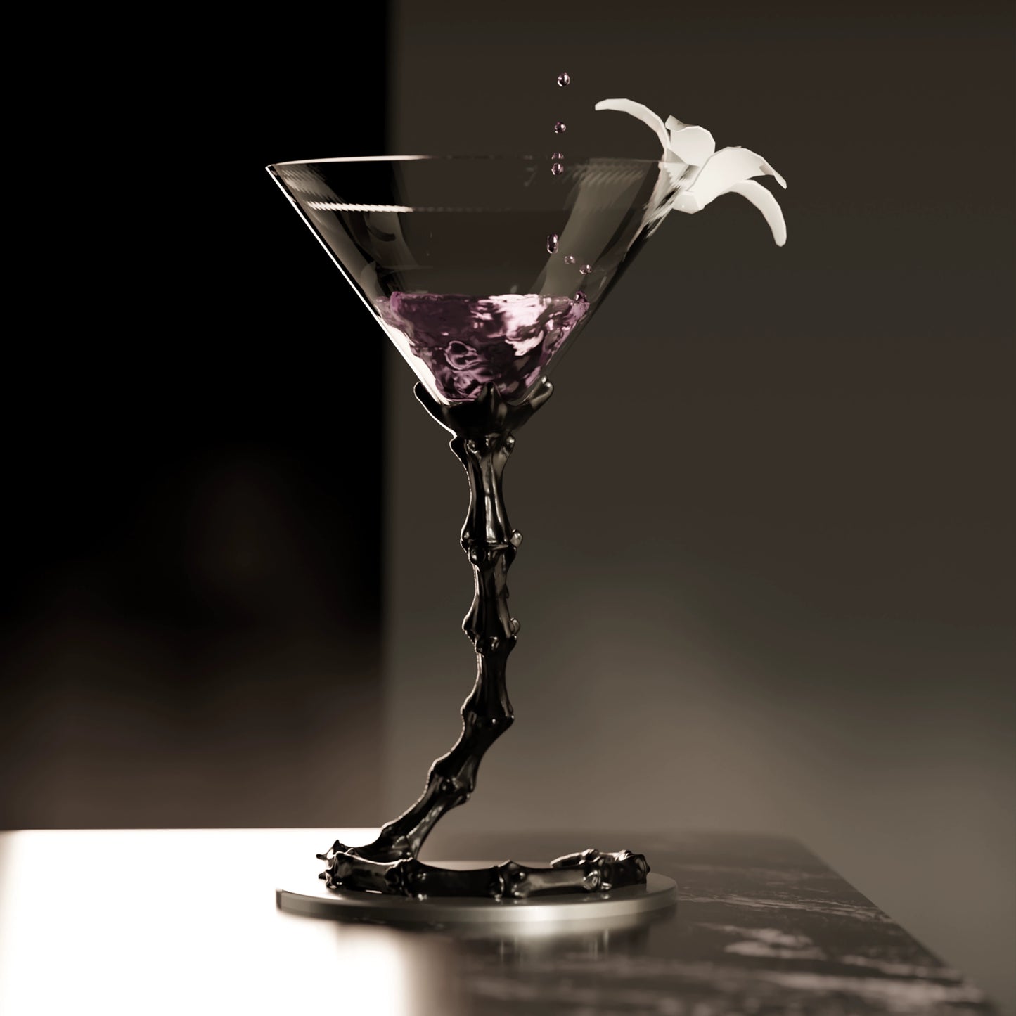 ingo Spinal Cocktail Glass